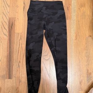 Black Camo Lululemon Align Leggings